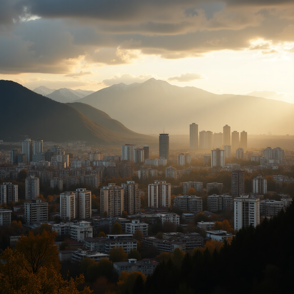 Панорама Алматы